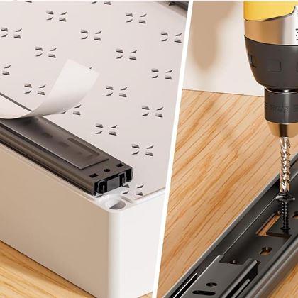 Imaginea din Organizator extensibil alb 13,5x37 cm