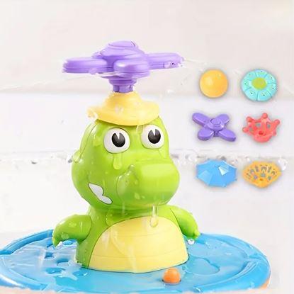 Imaginea Jucărie pentru baie - fântână cu crocodil