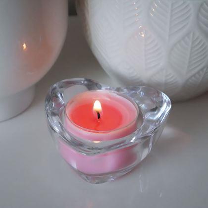 Imaginea din Sfeșnic de sticlă pentru lumânare tip pastilă