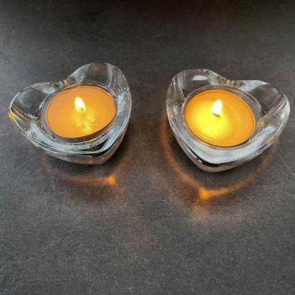 Imaginea din Sfeșnic de sticlă pentru lumânare tip pastilă