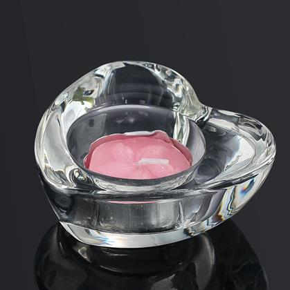 Imaginea din Sfeșnic de sticlă pentru lumânare tip pastilă