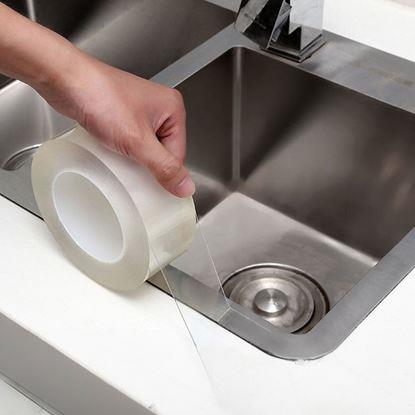 Imaginea Bandă adezivă impermeabilă transparentă 3m