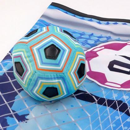 Imaginea din Poartă de fotbal din material textil cu minge cu velcro