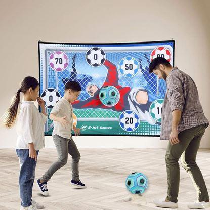 Imaginea Poartă de fotbal din material textil cu minge cu velcro