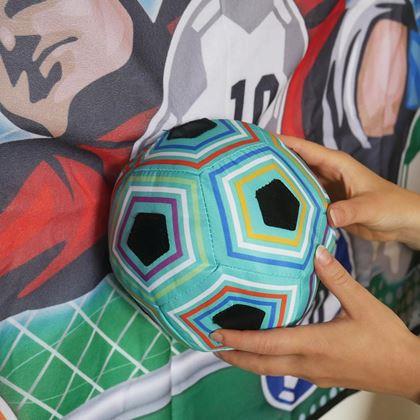 Imaginea din Poartă de fotbal din material textil cu minge cu velcro