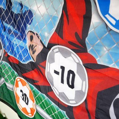 Imaginea din Poartă de fotbal din material textil cu minge cu velcro