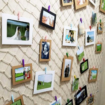 Imaginea din Rame foto din hârtie pentru agățat, cu sfoară și cleme