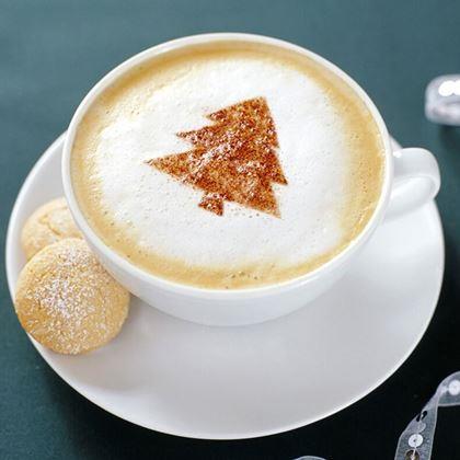 Imaginea din Șabloane pentru decorarea cafelei 16 buc