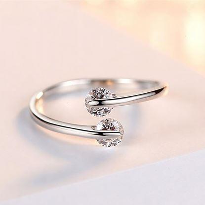 Imaginea Inel reglabil cu pietre