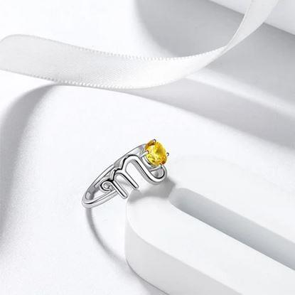 Imaginea Inel ajustabil cu semn zodiacal