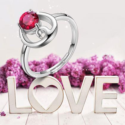 Imaginea din Inel ajustabil cu semn zodiacal - cancer