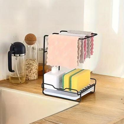 Imaginea din Uscător de vase autoadeziv pentru bureți și lavete