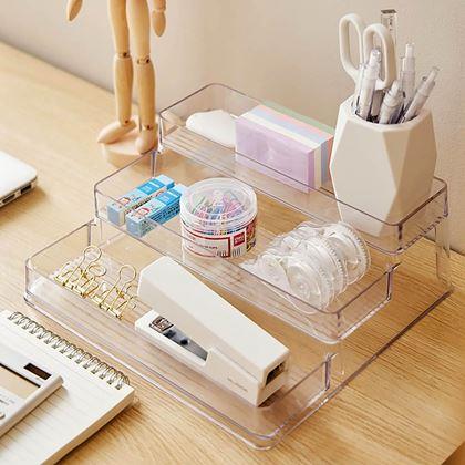 Imaginea din Organizator transparent pe trei nivele pentru condimente