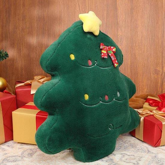 Imaginea din Perna de catifea de Crăciun în formă de brad de Crăciun