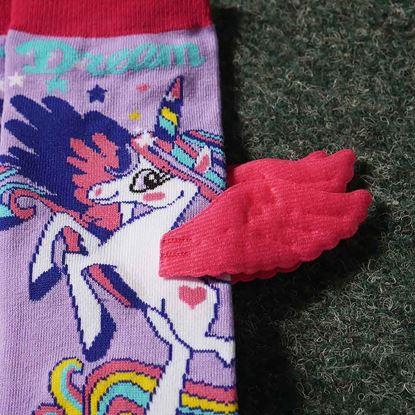 Imaginea Șosete pentru copii cu unicorni