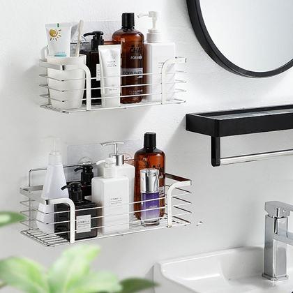 Imaginea din Raft din inox autoadeziv pentru duș 30 cm