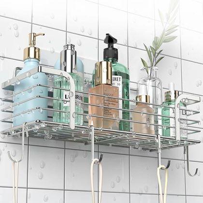 Imaginea din Raft din inox autoadeziv pentru duș 30 cm