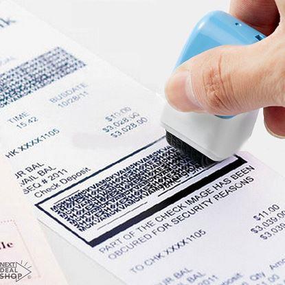 Imaginea Ştampila pentru acoperirea datelor sensibile