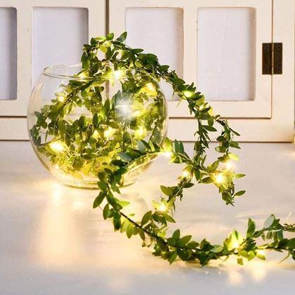 Imaginea din Solari LED - lănțișor cu frunze