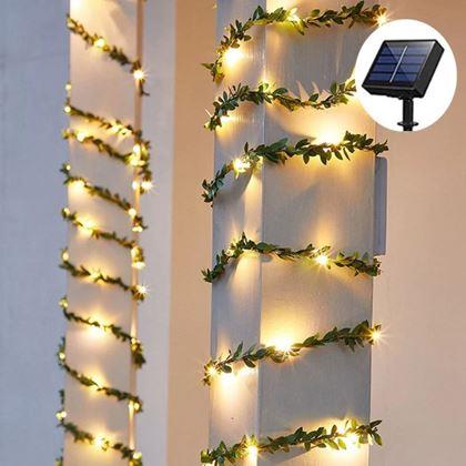 Imaginea din Solari LED - lănțișor cu frunze