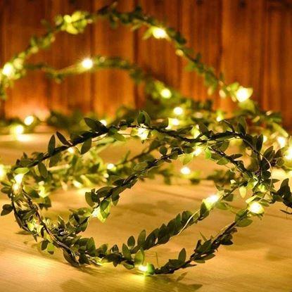Imaginea Solari LED - lănțișor cu frunze