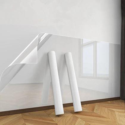 Imaginea din Folie statică transparentă de protecție și lavabilă pentru perete 60x200 cm