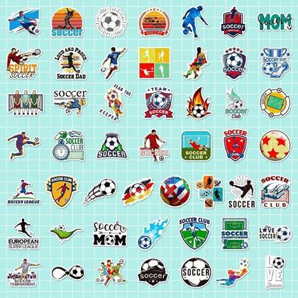 Imaginea din Autocolante de fotbal 50 buc
