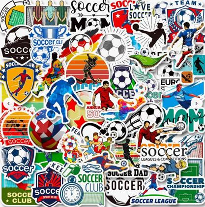 Imaginea din Autocolante de fotbal 50 buc