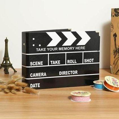 Imaginea din Jurnal de experiențe/album foto clapetă de film + set creativ de autocolante
