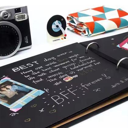 Imaginea din Jurnal de experiențe/album foto clapetă de film + set creativ de autocolante