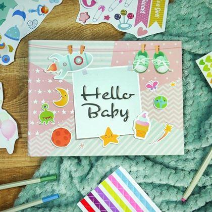 Imaginea din Album foto pentru copii + set creativ cu autocolante