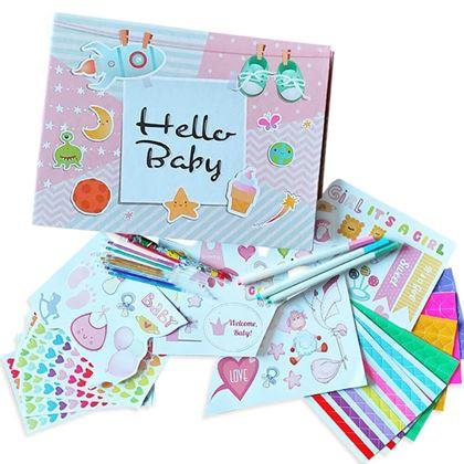 Imaginea din Album foto pentru copii + set creativ cu autocolante