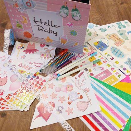 Imaginea din Album foto pentru copii + set creativ cu autocolante