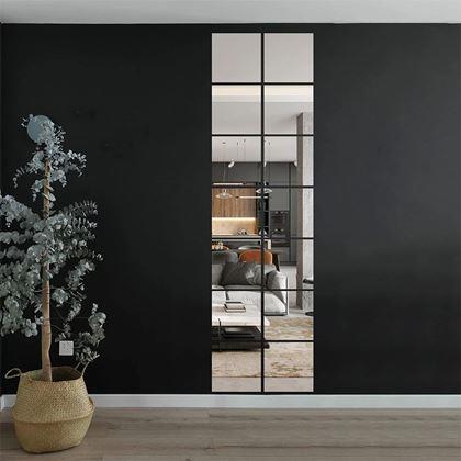 Imaginea din Plăci de oglindă autoadezive 20x20 cm, 4 bucăți