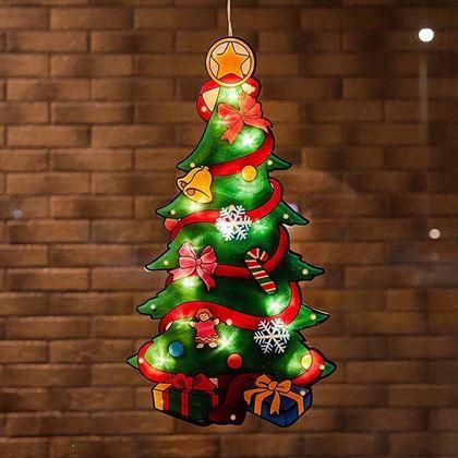 Imaginea din Decorațiune LED luminoasă pentru fereastră - brad de Crăciun