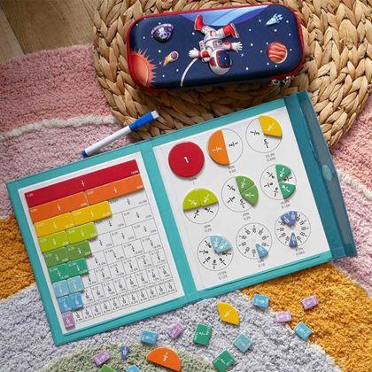 Imaginea din Caiet de lucru magnetic - calculăm fracțiile