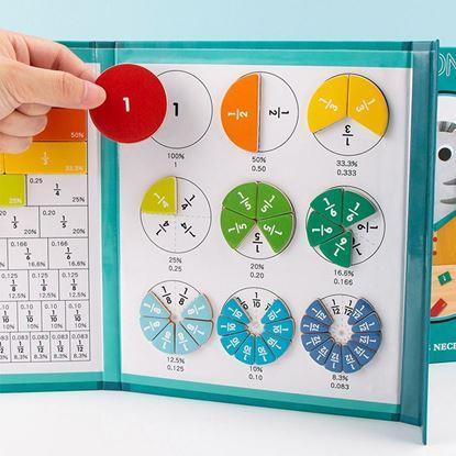 Imaginea Caiet de lucru magnetic - calculăm fracțiile