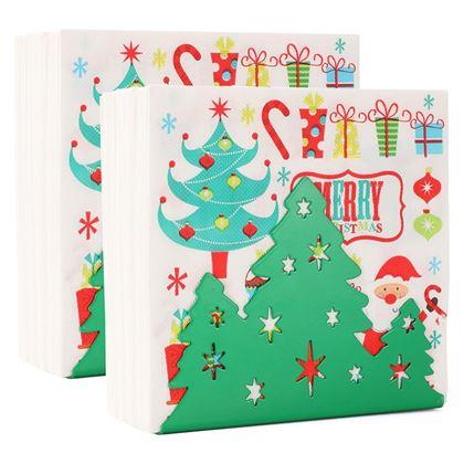 Imaginea din Suport metalic pentru șervețele - brad de Crăciun