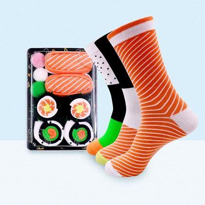 Imaginea din Sosete vesele - set sushi