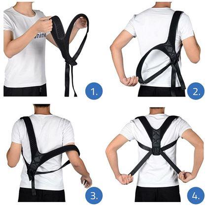 Imaginea din Dispozitiv pentru o postură corectă - L/XL