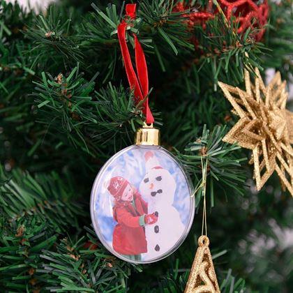 Imaginea din Decorațiune de Crăciun personalizată pentru propria fotografie
