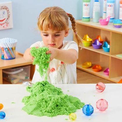 Imaginea din Set mega de nisip cinetic lichid 2000 g - găleată de plastic