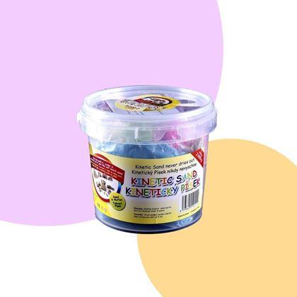 Imaginea din Set mega de nisip modelator lichid 2000 g - găleată din plastic