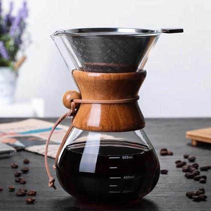 Imaginea din Cafetieră din sticlă cu filtru