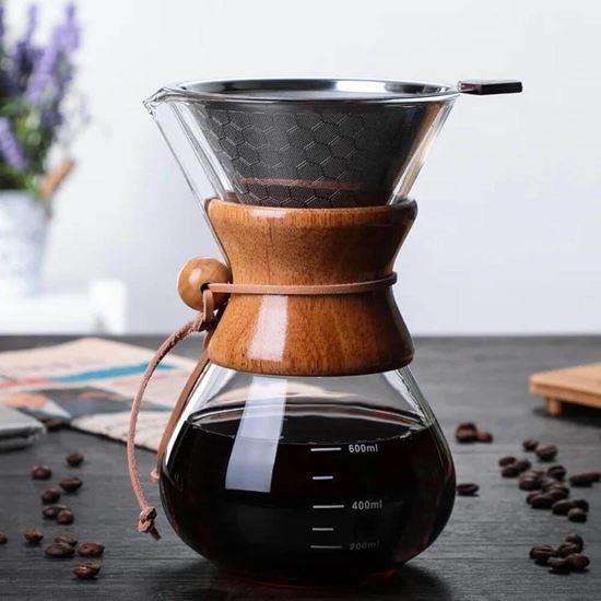 Imaginea din Cafetieră din sticlă cu filtru