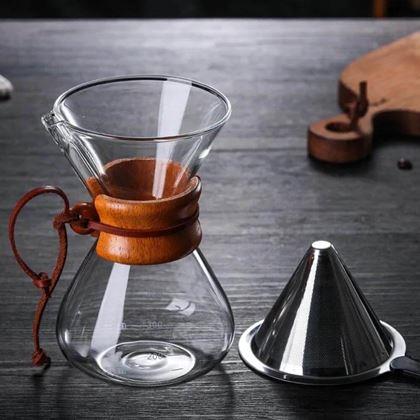 Imaginea din Cafetieră din sticlă cu filtru