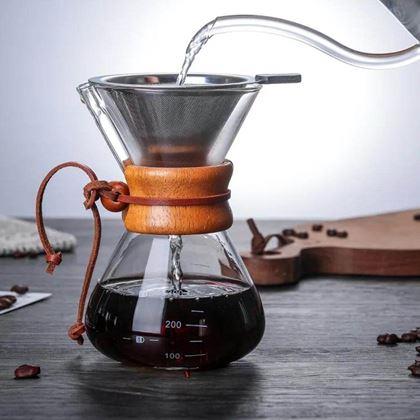 Imaginea din Cafetieră din sticlă cu filtru