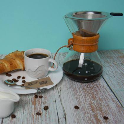 Imaginea din Cafetieră din sticlă cu filtru