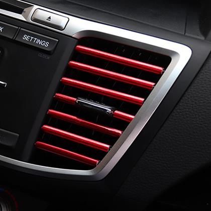 Imaginea din Benzii decorative pentru grila de ventilație 10 buc  -  roșu