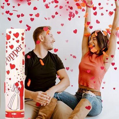 Imaginea Veselie Confetti - Inimițe lansabile